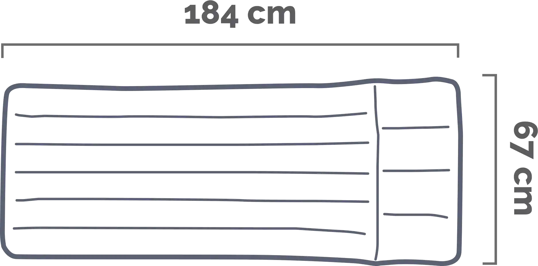 Dimensions and shape Camping Mat