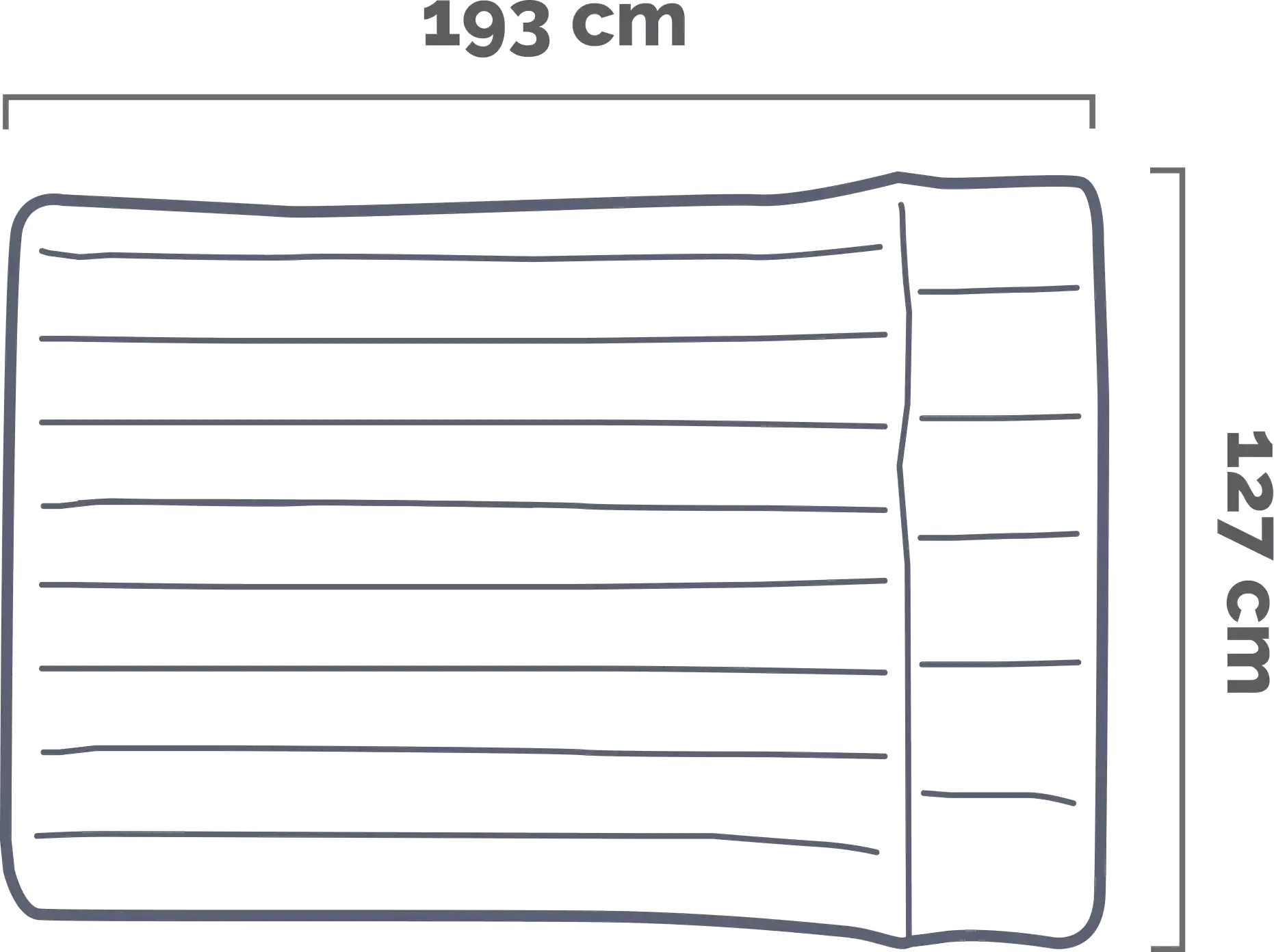 Dimensions and shape Camping Mat