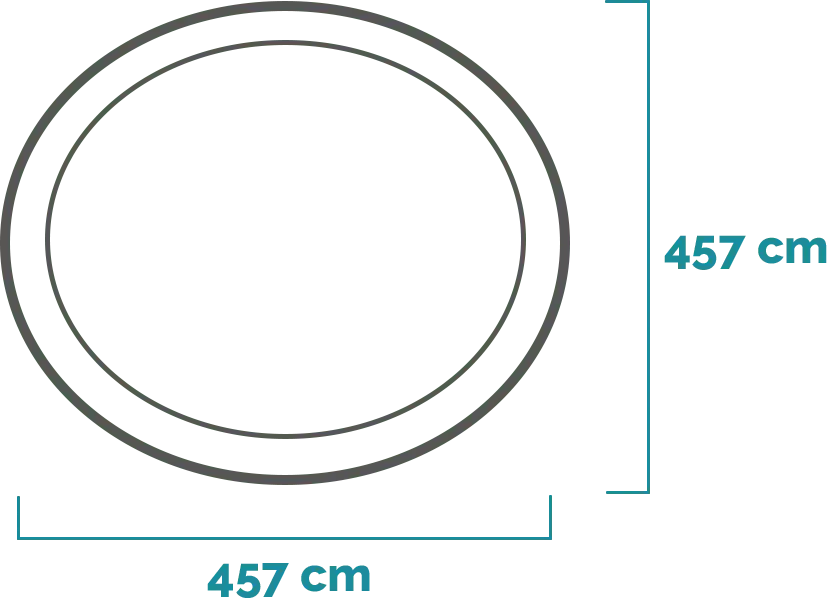 Rozměry Bazén Easy Set s filtrací 457x84 cm