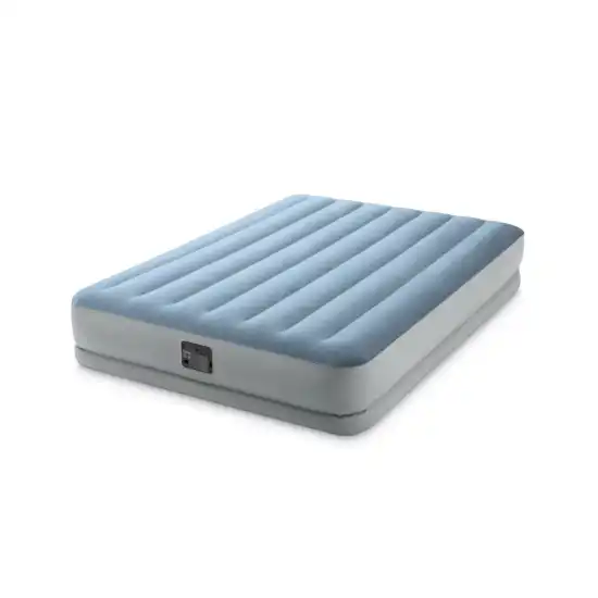 Queen Dura-beam Mid-Rise Comfort Airbed with Fastfill USB Pump