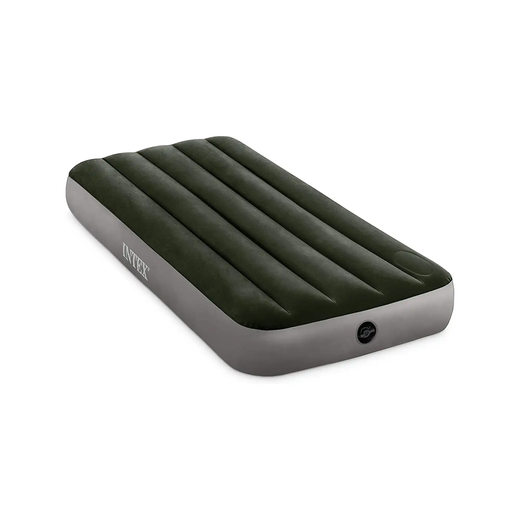 Twin Dura-Beam Downy Airbed with Foot built-in pump