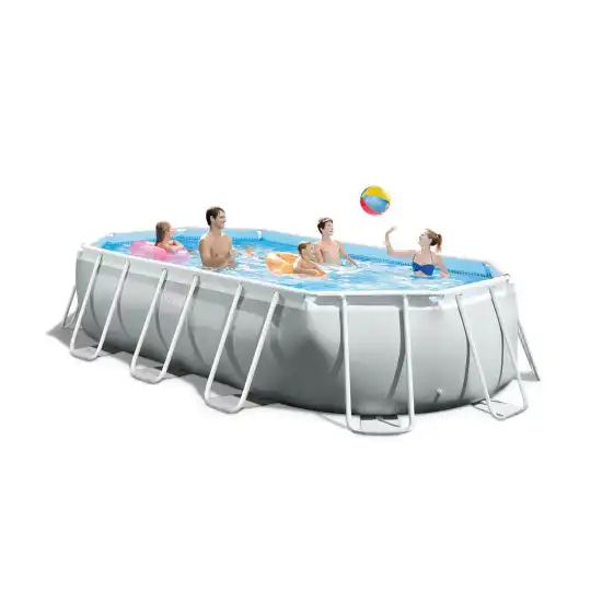 Prism Frame Oval Pool Set 503x274x122 cm