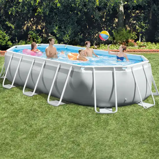 Prism Frame Oval Pool Set 503x274x122 cm