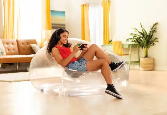 Transparent Beanless Bag Chair