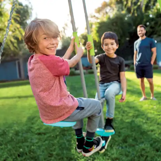 Barevná Houpačka Swing & Glide Tříprvková sada