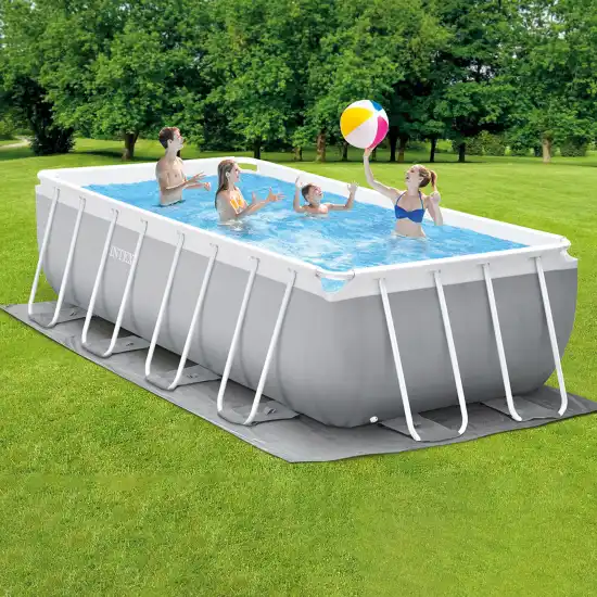 Prism Frame Rectangular Pool Set 488x244x107 cm