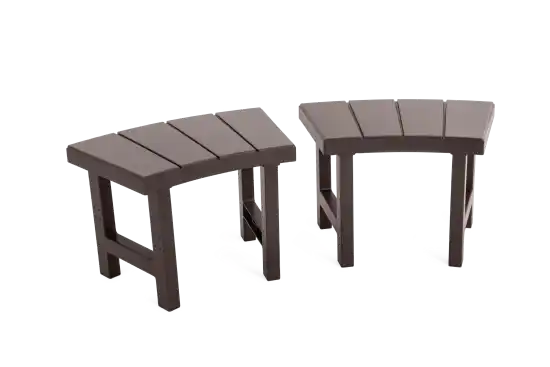 2 Medium Spa Benches