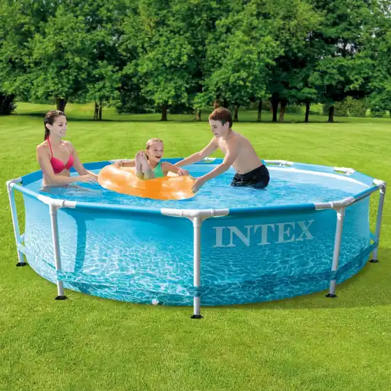 Beachside Metal Frame Pool Set 305x76 cm