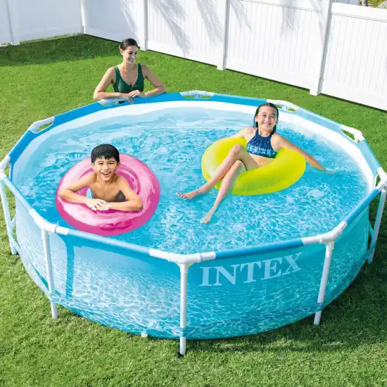 Beachside Metal Frame Pool Set 305x76 cm