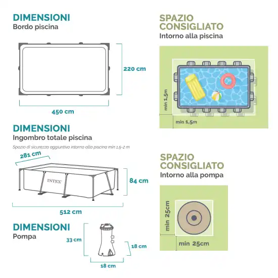 Bazénový Set Rectangular Frame 450x220x84 cm