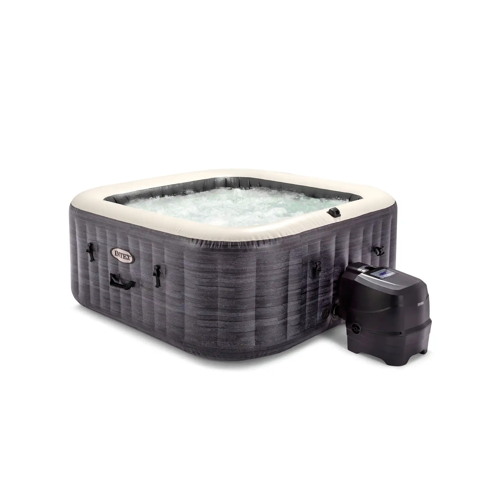 4-person Greystone Deluxe Square Bubble Spa