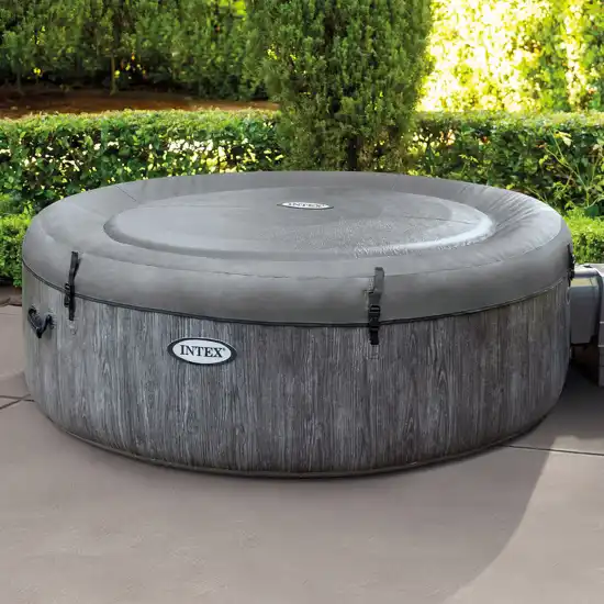 Greywood Deluxe Round Bubble PureSpa™ 4 ατόμων