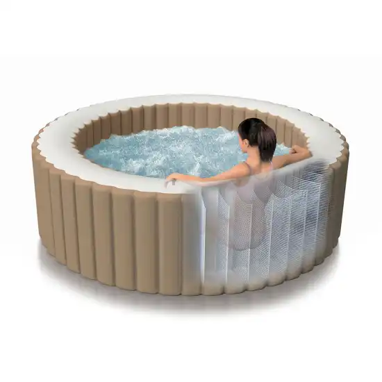 Sahara Tan Round Bubble PureSpa™ 4 ατόμων