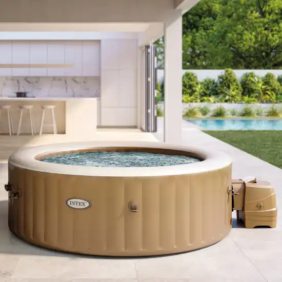 Sahara Tan Round Bubble PureSpa™ 6 ατόμων