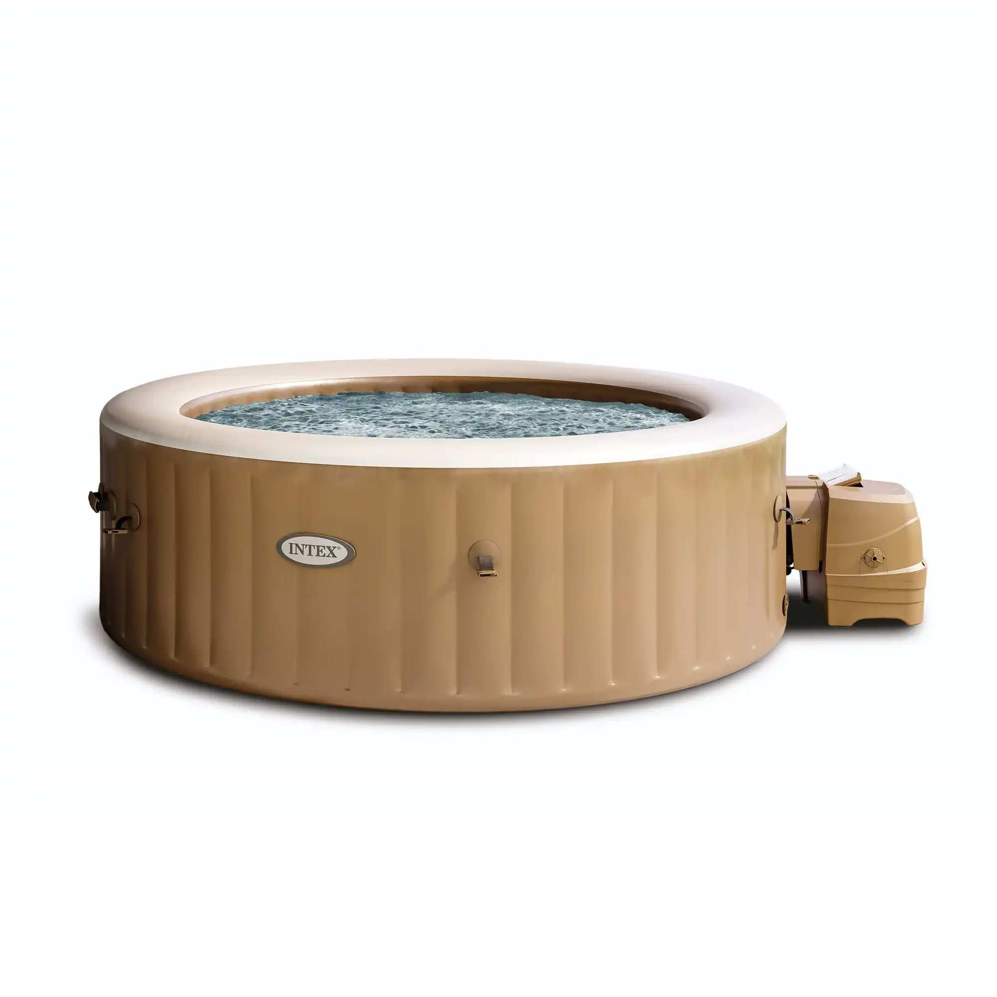 6-person Sahara Tan Round Bubble Spa