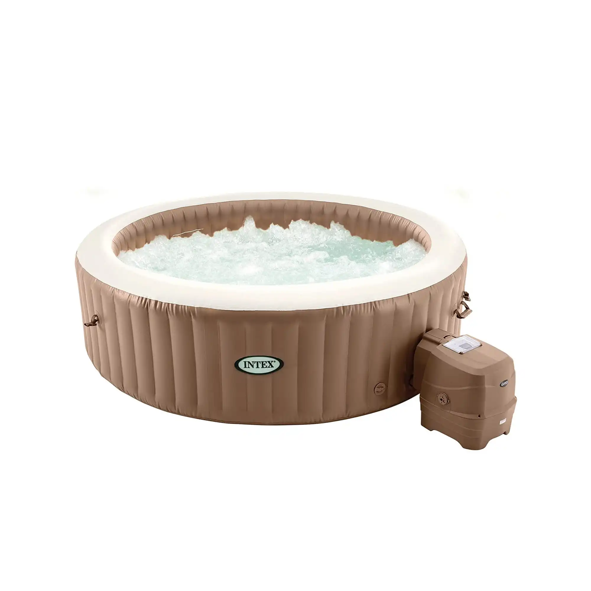 8-person Sahara Tan Round Bubble Spa