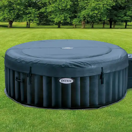 Στρογγυλό Navy Blue Round Bubble PureSpa™ 4 ατόμων