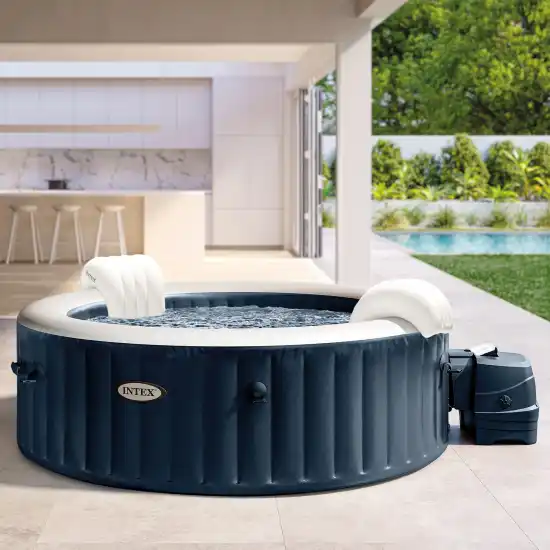 Στρογγυλό Navy Blue Round Bubble PureSpa™ 6 ατόμων