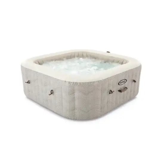 6-person Chevron Deluxe Square Bubble Spa